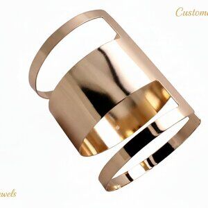 African Ethnic Heavy Metal Bangle| Patterson Jewelry